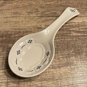 Longaberger Spoon Rest Woven Traditions Classic Blue